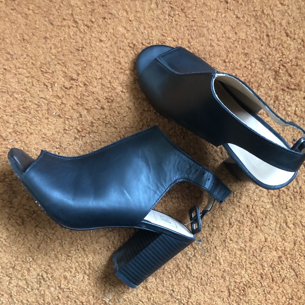 Chunky black GAP heels  size 7